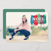 Noel Feiertagskarte (Vorne/Hinten)