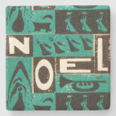 Noel Green Steinuntersetzer (Vorderseite)
