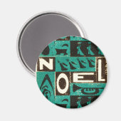 Noel Grün Magnet (Vorderseite/Rückseite)
