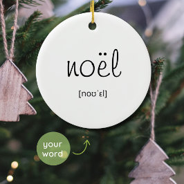 Noël Minimal White Christmas Tree Elegantes Skript Keramik Ornament