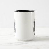 Noel mug with an beautiful antique deer etching. tasse (Zentrum)