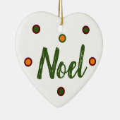 Noel, Noel Keramik Ornament (Rechts)