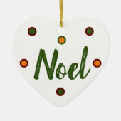 Noel, Noel Keramik Ornament (Vorne)
