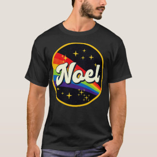 Noel Regenbogen im Vintage-Stil im Weltraum T-Shirt