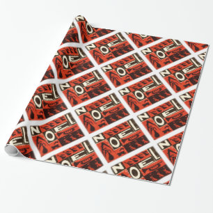 Noel Rot Geschenkpapier