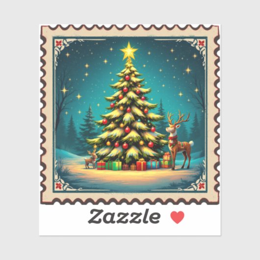 Noel-Stempel Aufkleber (Blatt)