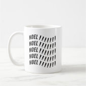 Noel Typography Kaffeetasse (Links)