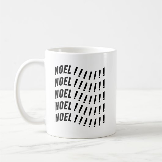 Noel Typography Kaffeetasse (Links)