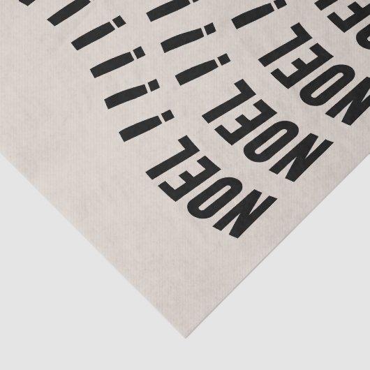Noel Typography Seidenpapier (Ausschnitt)