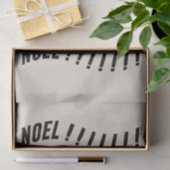 Noel Typography Seidenpapier (Geschenk)