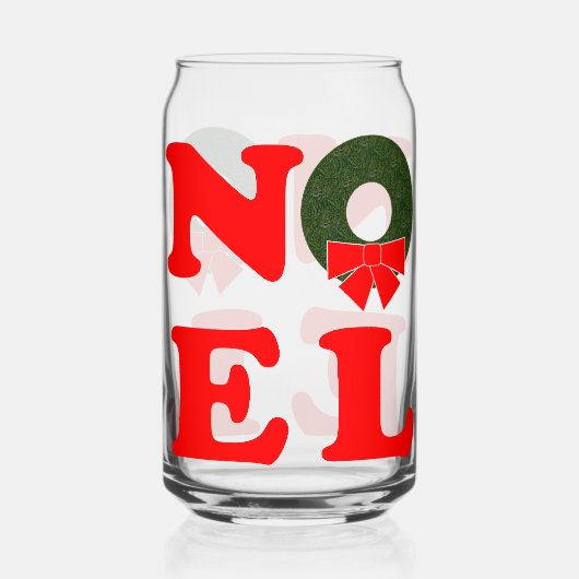NOEL Weihnachten Dosenglas (Rückseite)