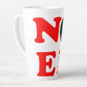 NOEL Weihnachten Personalisiert Milchtasse (Linke Ecke)
