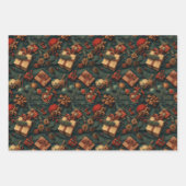 Noelivio – Künstlerische Weihnachtswelten Geschenkpapier Set (Vorderseite 3)