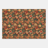 Noelivio – Künstlerische Weihnachtswelten Geschenkpapier Set (Vorderseite 2)