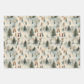 Noelivio – Künstlerische Weihnachtswelten Geschenkpapier Set (Vorderseite)