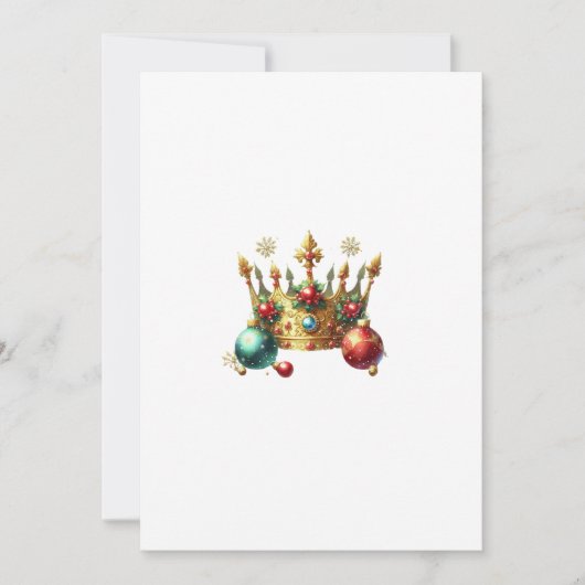 Noelkrone Einladung (Vorderseite)