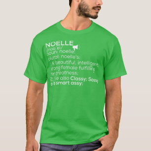 Noelle Name Noelle Definition Noelle weibliche Bez T-Shirt