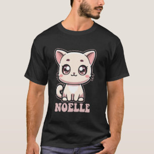 Noelle Süßes Kitz Katzen-Design für Mädchen namens T-Shirt