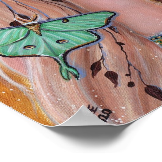 Noemi Halloween von Renee L. Lavoie Poster (Ecke)