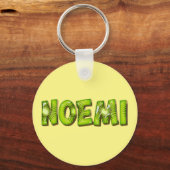 Noemi Name Kiwi Design Schlüsselanhänger (Vorderseite)