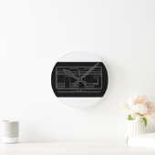 Noface Wall Clock Runde Wanduhr (Zuhause)