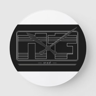 Noface Wall Clock Runde Wanduhr