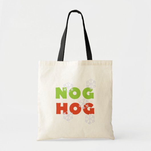 Nog Hog Holiday Tshirts und Geschenke Tragetasche (Vorne)