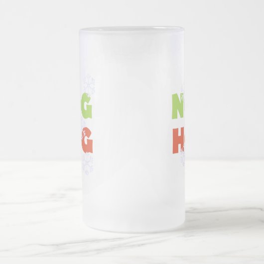 Nog Hog Mattglas Bierglas (Mittel)