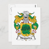Nogueira-Familienwappen Postkarte (Vorne/Hinten)