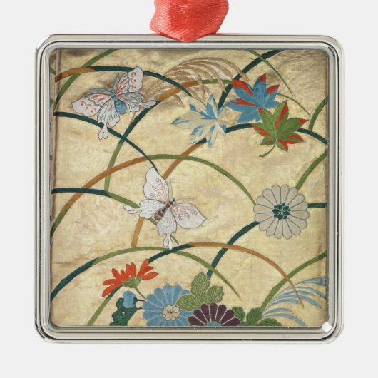 Noh Robe Ornament Aus Metall (Vorne)