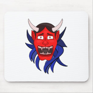 Noh Theater Hannya Japanisch Mousepad