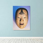 Noh-Theatermaske eines jungen Jungen namens Leinwanddruck (Insitu (Holzboden))