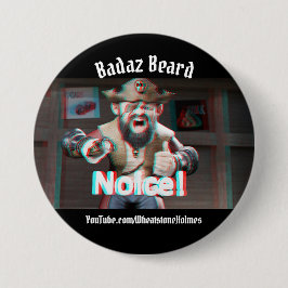 Noice! Badaz Beard 3D Button