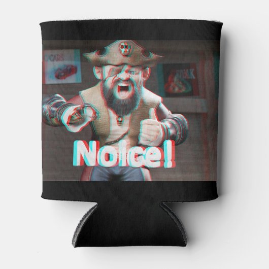 Noice! Badaz Beard 3D Dosenkühler (Vorderseite)