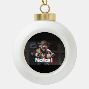 Noice! Badaz Beard 3D Keramik Kugel-Ornament