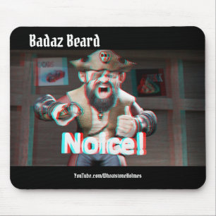 Noice! Badaz Beard 3D Mousepad