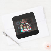 Noice! Badaz Beard 3D Quadratischer Aufkleber (Umschlag)