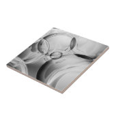 Noir Bubbles Fliese (Seite)