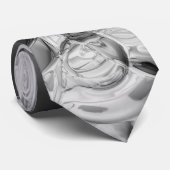 Noir Bubbles Krawatte (Gerollt)
