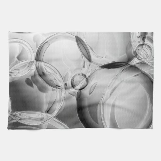 Noir Bubbles Küchentuch (Horizontal)