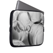 Noir Bubbles Laptopschutzhülle (Vorne Rechts)
