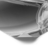 Noir Bubbles Poster (Ecke)