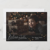 Noir Chic Glaube an die Magie der Weihnachten (Vorderseite)