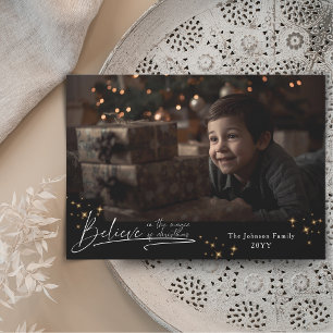 Noir Chic Glaube an die Magie der Weihnachten