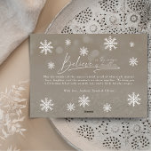 Noir Chic Glaube an die Magie der Weihnachten