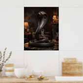 Noir Cobra Rauchzimmer Poster (Küche)