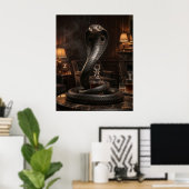 Noir Cobra Rauchzimmer Poster (Heimbüro)