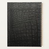 Noir Croc Mit Monogramm Planer (Rückseite)