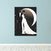 NOIR ELEGANCE #1 LEINWANDDRUCK (Insitu (Holzboden))