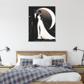 NOIR ELEGANCE #1 LEINWANDDRUCK (Insitu (Schlafzimmer))